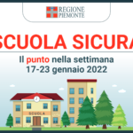 Piemonte, scuole: in aumento focolai e quarantene nella settimana 17-23 gennaio