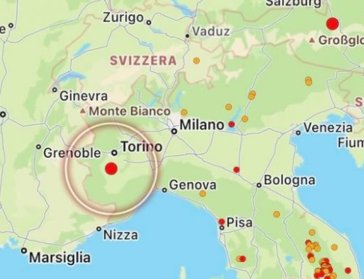 Piemonte, avvertite scosse di terremoto a Torino e Cuneo. Epicentro a Polonghera