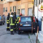 Genova: fuga di gas in seguito ad un incidente stradale, l'intervento dei vigili del fuoco