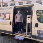 Campagna prevenzione glaucoma: clinica mobile a Tortona in piazza Malaspina