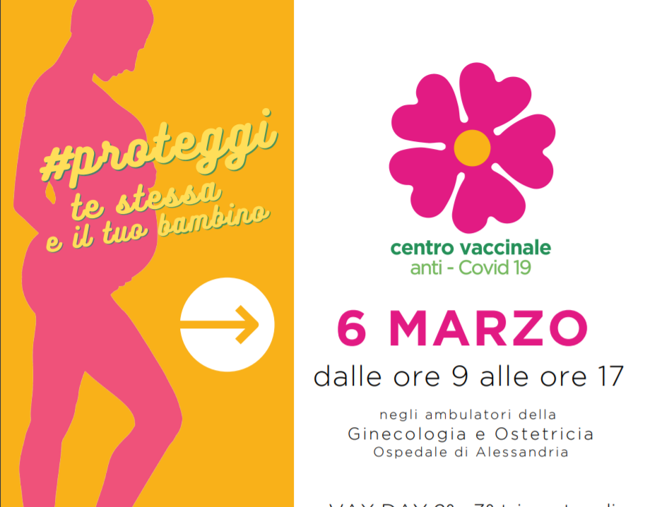 Covid: ad Alessandria 2° Vax Day per donne in gravidanza e in allattamento