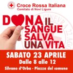 Silvano D'Orba, raccolta di sangue della Croce Rossa sabato 23 aprile
