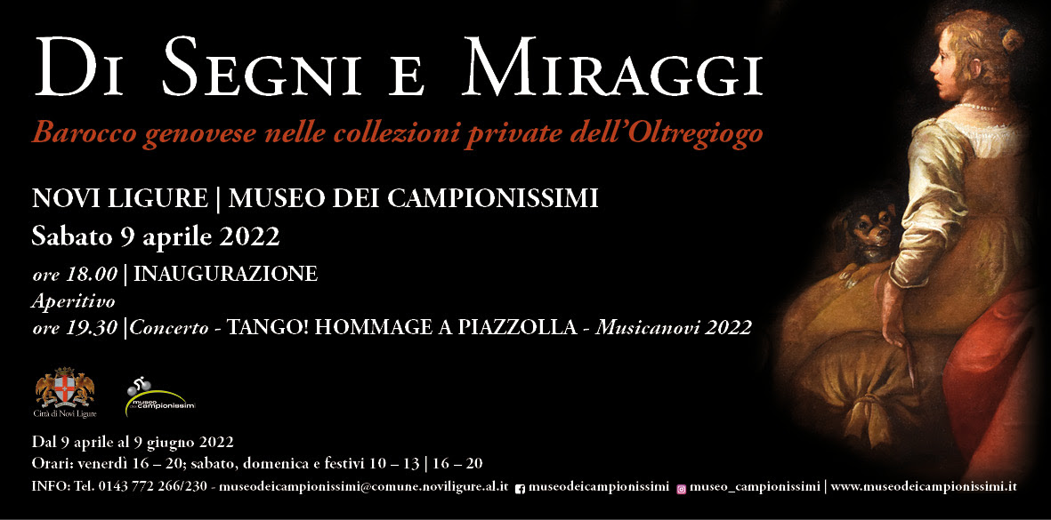 Al Museo dei Campionissimi di Novi la mostra sul Barocco genovese "Di segni e miraggi"