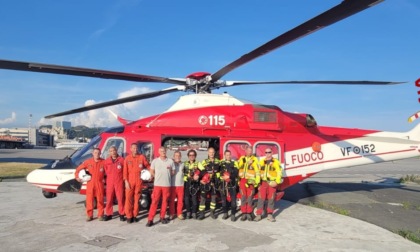 Genova: operativo il nuovo elicottero Drago AW139 dei Vigili del Fuoco