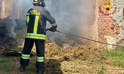 Incendio in una cascina di Pozzolo Formigaro: nessun ferito