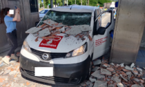 Serravalle Scrivia: cadono calcinacci dalla pensilina del casello autostradale, chiuso per lavori