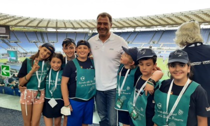 Da Tassarolo all'Olimpico di Roma: i bambini incontrano i miti dello sport italiano