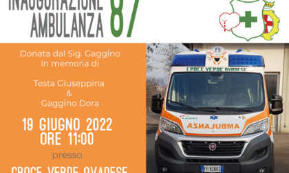 Una nuova ambulanza per la Croce Verde Ovadese