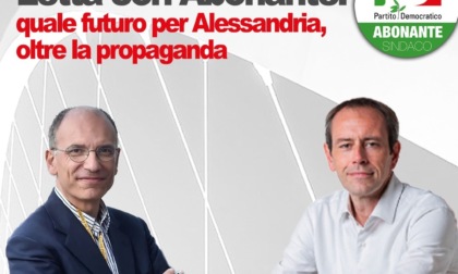 Elezioni: lunedì 20 Enrico Letta torna ad Alessandria ospite di Giorgio Abonante