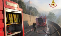 Genova: vasto incendio boschivo sulle alture di Pra'