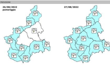 Pioggia in provincia di Alessandria nel fine settimana