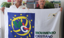 Consegna della Bandiera del Movimento Cristiano Lavoratori al Circolo Lisondria Vegia