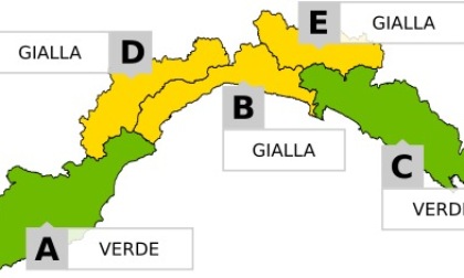 Maltempo: allerta gialla per temporali nel centro e sui versanti padani della Liguria
