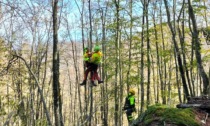 Genova, Vigili del Fuoco soccorrono cercatore funghi sul monte Ramaceto