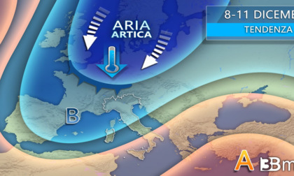 Meteo, torna il maltempo nel week-end e per l'Immacolata attesa pioggia e neve