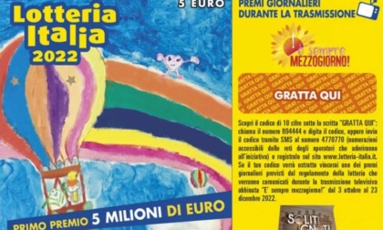 Lotteria Italia 2022: i biglietti vincenti di terza categoria da 20.000€