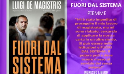 "Fuori dal sistema", il nuovo libro di Luigi Demagistris presentato ad Alessandria