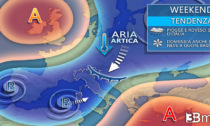 Meteo, torna l’inverno dal weekend con piogge e nubifragi, poi anche freddo e neve