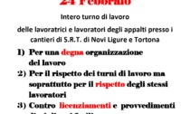 Novi Ligure e Tortona, sciopero venerdì 24 febbraio nei cantieri delle discariche di S.R.T.
