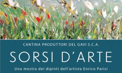 Sorsi d'arte, una mostra con i dipinti di Enrico Parisi accompagnati da un calice di vino