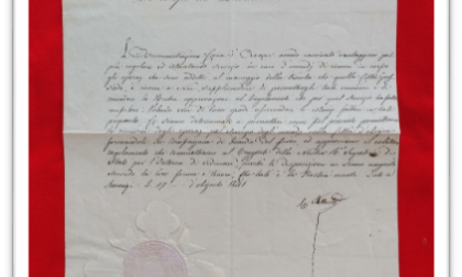 Ritrovate e restituite le Regie Patenti del 17 agosto 1841: ora si trovano ad Acqui Terme