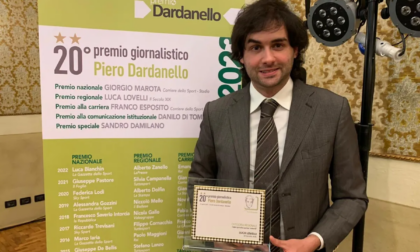 Luca Lovelli si aggiudica il premio "Dardanello"
