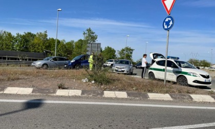 Alessandria, incidente stradale sull'ex strada statale 10 in direzione Novi Ligure