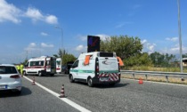 Incidente in tangenziale a Torino, coinvolti un’auto e una moto