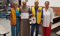 Lions Club Bosco Marengo Santa Croce, donati buoni spesa per la mensa San Francesco