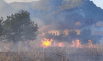 Incendio di sterpaglie a Vignole Borbera: l'intervento dei Vigili del Fuoco