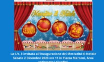 "Natale al centro 2023", le casette di Natale debuttano in piazza Marconi di Alessandria