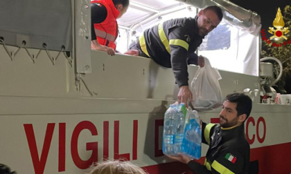 Continuano le operazioni di soccorso da parte dei Vigili del Fuoco di Alessandria in Toscana