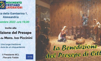 Alessandria, domani la benedizione del Presepe del Movimento Cristiano Lavoratori