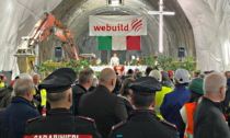 Celebrata nella galleria del cantiere Cociv di Novi la messa per la festività di Santa Barbara