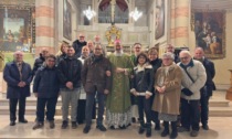Tortona: il vescovo Guido Marini celebra la messa per i giornalisti nella chiesa di Santa Maria Canale