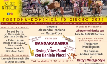 Tortona, domenica 30 “Bellezze in Bicicletta/Tortona Retrò”