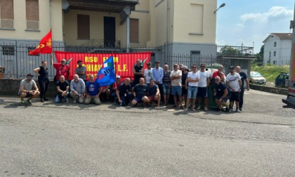 Nuovo sit-in dei lavoratori della Schiavetti di Stazzano contro il licenziamento di 14 operai