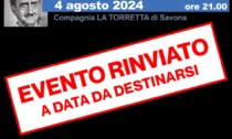 Rimandato lo spettacolo "Quello buonanima" del 4 agosto ad Acqui Terme