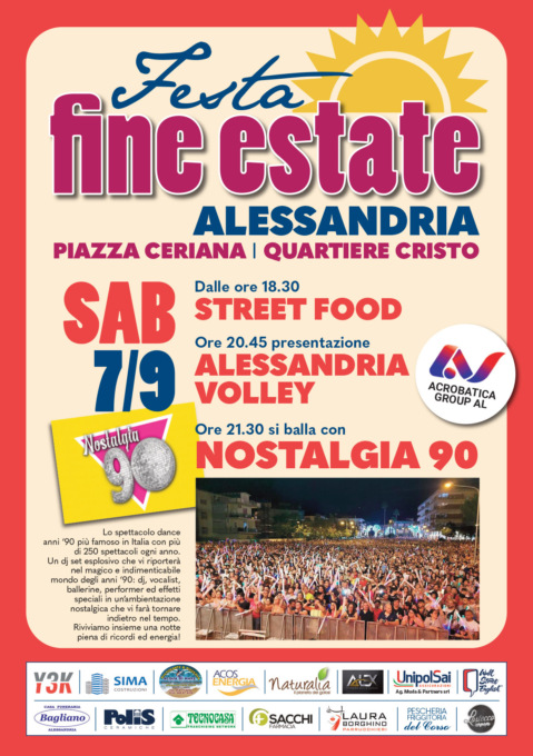 Festa di Fine Estate Alessandria 2024