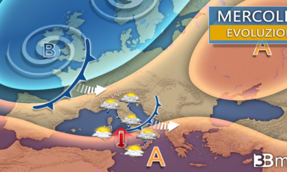 Meteo: settimana movimentata tra piogge e temporali al Nord