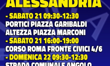 Nel fine settimana gazebata federale della Lega in Alessandria