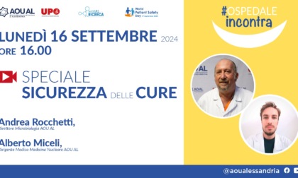 Ospedale Incontra: il 16 settembre appuntamento dedicato alla sicurezza delle cure