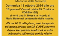 Vobbia, domani il nuovo cartello turistico con la storia dell'oratorio