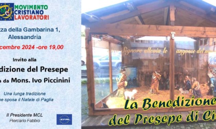 Alessandria, martedì la benedizione del Presepe storico del Movimento Cristiano Lavoratori