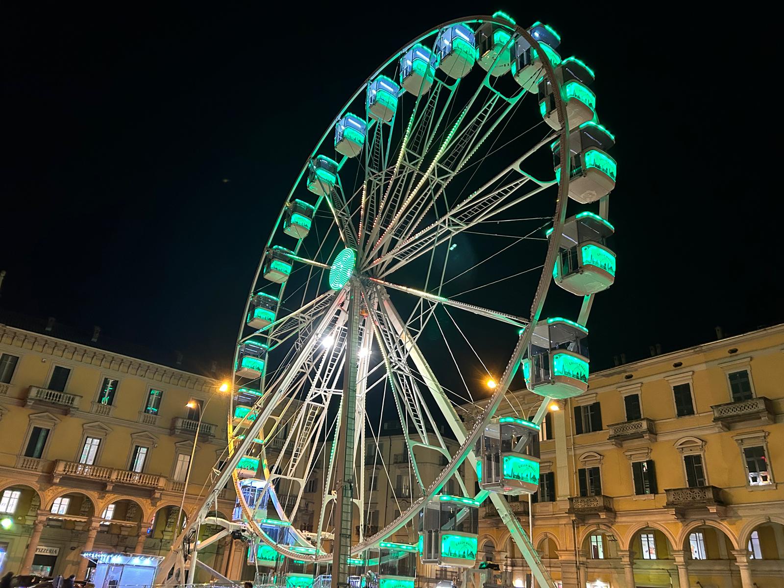 Ruota panoramica piazza Garibaldi Alessandria