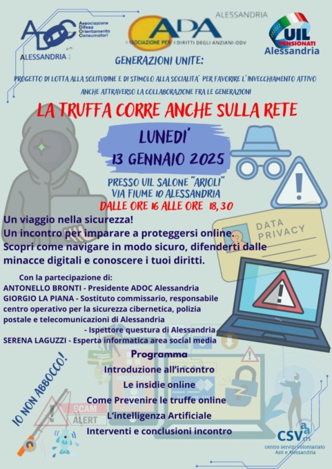 La truffa corre anche sulla rete