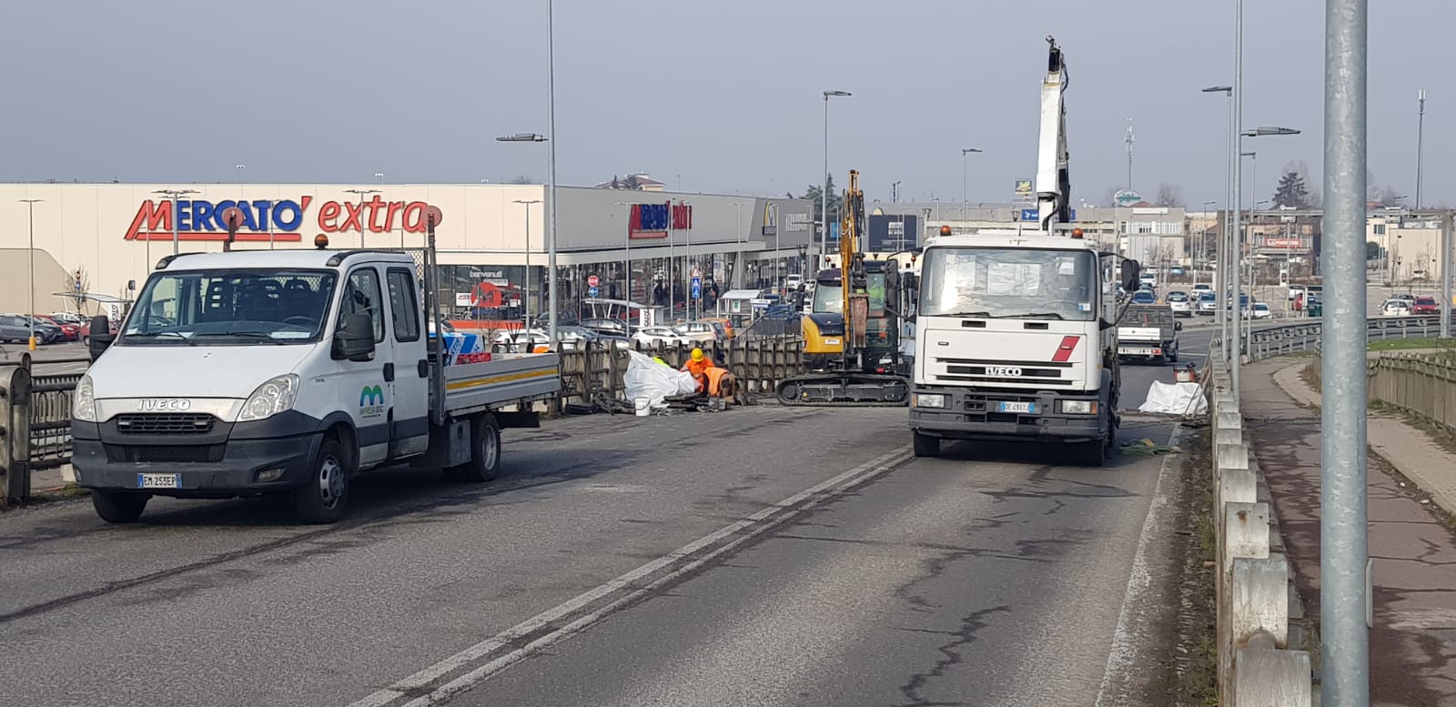 Chiuso Fino A Domenica Febbraio Il Ponte Tiziano Ad Alessandria Questa Mattina Traffico In